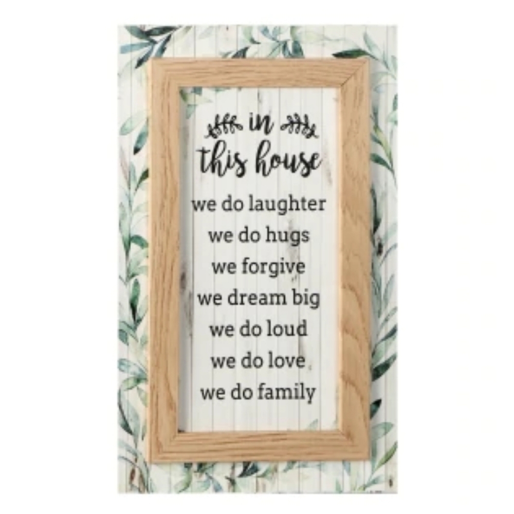 Decorative Wall Plaque with 3D Top
